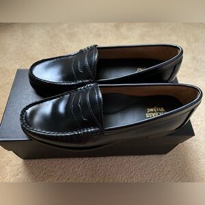 Women's G.H. Bass & Co Whitney Weejun Loafers Shoes Black Size 8M